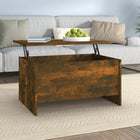 Salontafel 80x55x41,5 cm bewerkt hout bruin