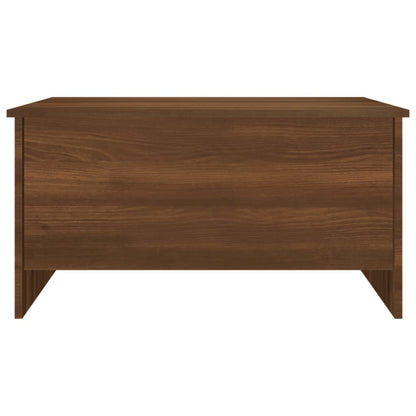Salontafel 80X55,5X41,5 Cm Bewerkt Hout 80 x 55 x 41.5 cm
