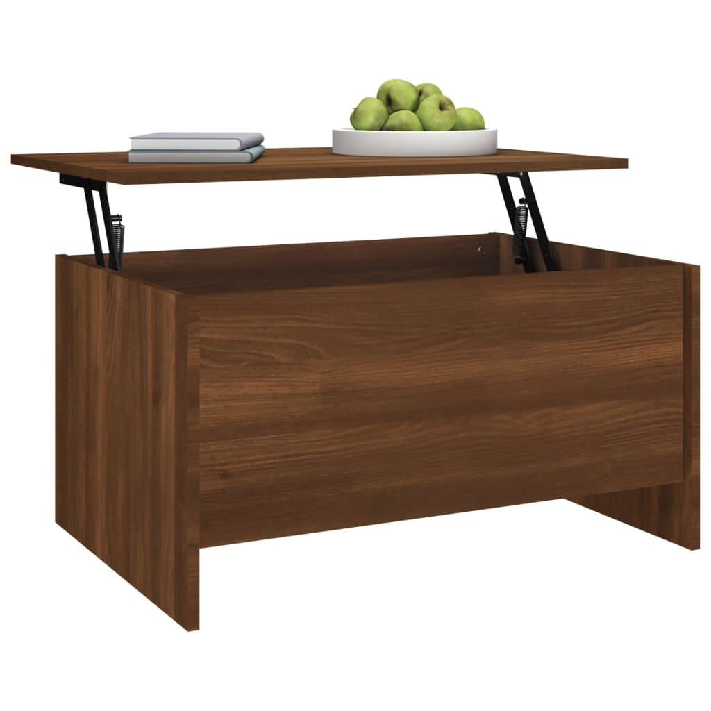 Salontafel 80X55,5X41,5 Cm Bewerkt Hout 80 x 55 x 41.5 cm