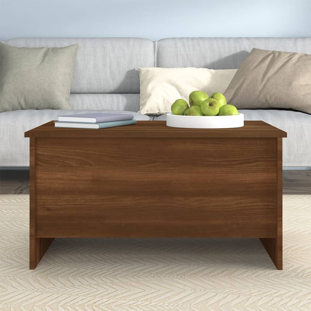 Salontafel 80X55,5X41,5 Cm Bewerkt Hout 80 x 55 x 41.5 cm