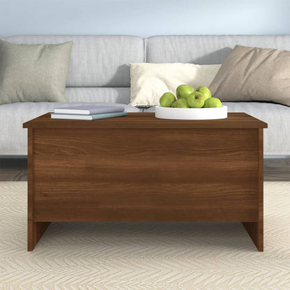 Salontafel 80X55,5X41,5 Cm Bewerkt Hout 80 x 55 x 41.5 cm