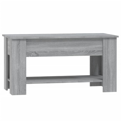 Salontafel 0X49X52 Cm Bewerkt Hout Eikenkleurig Grijs sonoma