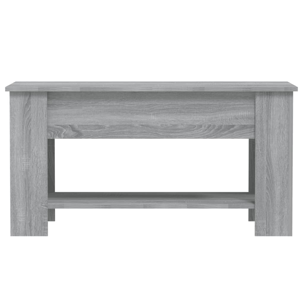 Salontafel 0X49X52 Cm Bewerkt Hout Eikenkleurig Grijs sonoma
