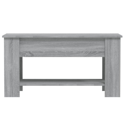 Salontafel 0X49X52 Cm Bewerkt Hout Eikenkleurig Grijs sonoma
