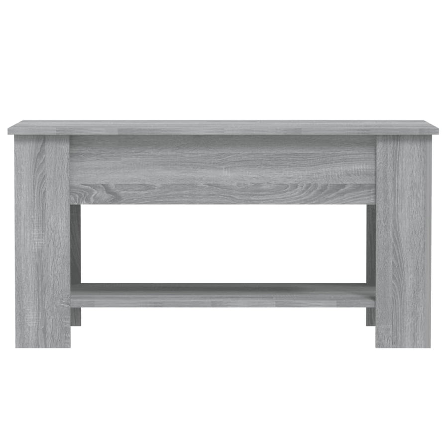Salontafel 0X49X52 Cm Bewerkt Hout Eikenkleurig Grijs sonoma