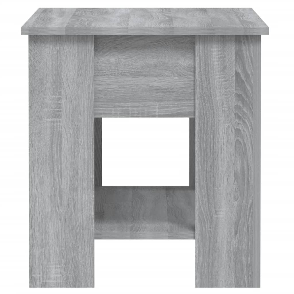 Salontafel 0X49X52 Cm Bewerkt Hout Eikenkleurig Grijs sonoma