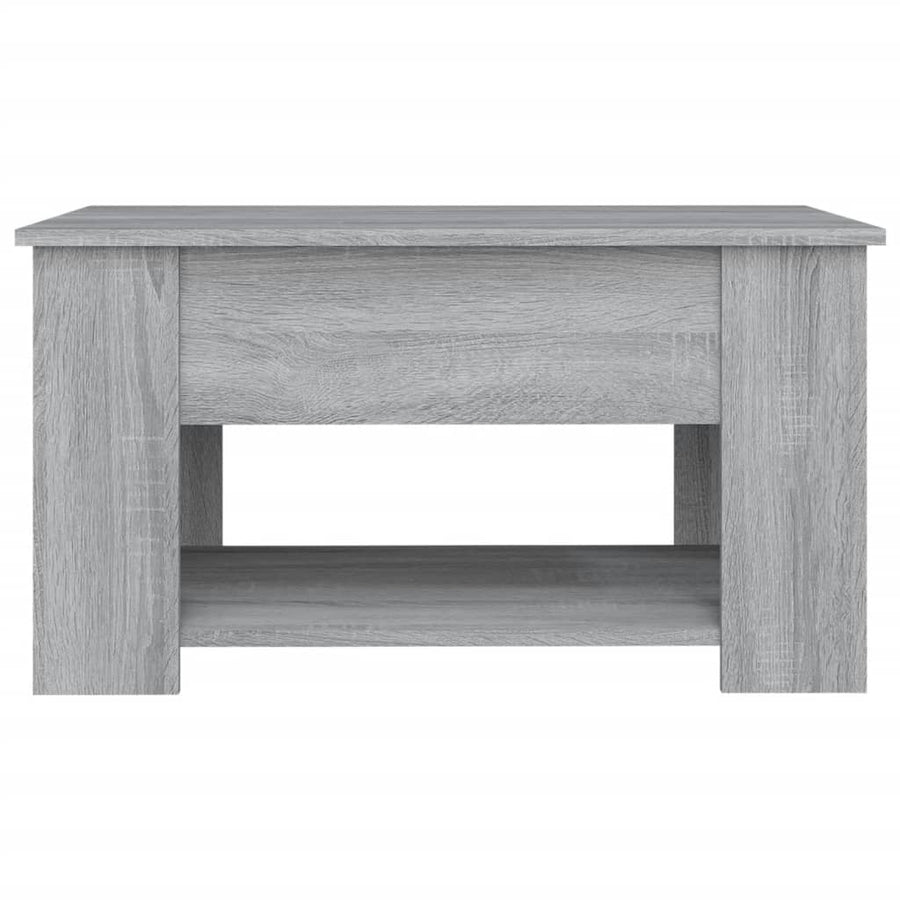 Salontafel 79X49X41 Cm Bewerkt Hout Grijs Sonoma Eikenkleurig