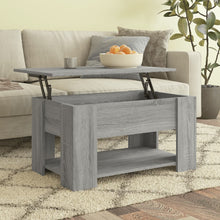 Salontafel 79X49X41 Cm Bewerkt Hout Grijs Sonoma Eikenkleurig