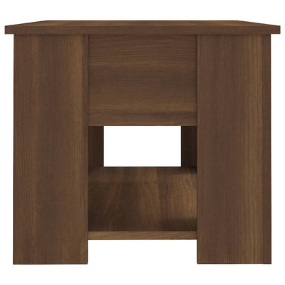 Salontafel 79x49x41 cm bewerkt hout bruin eikenkleur