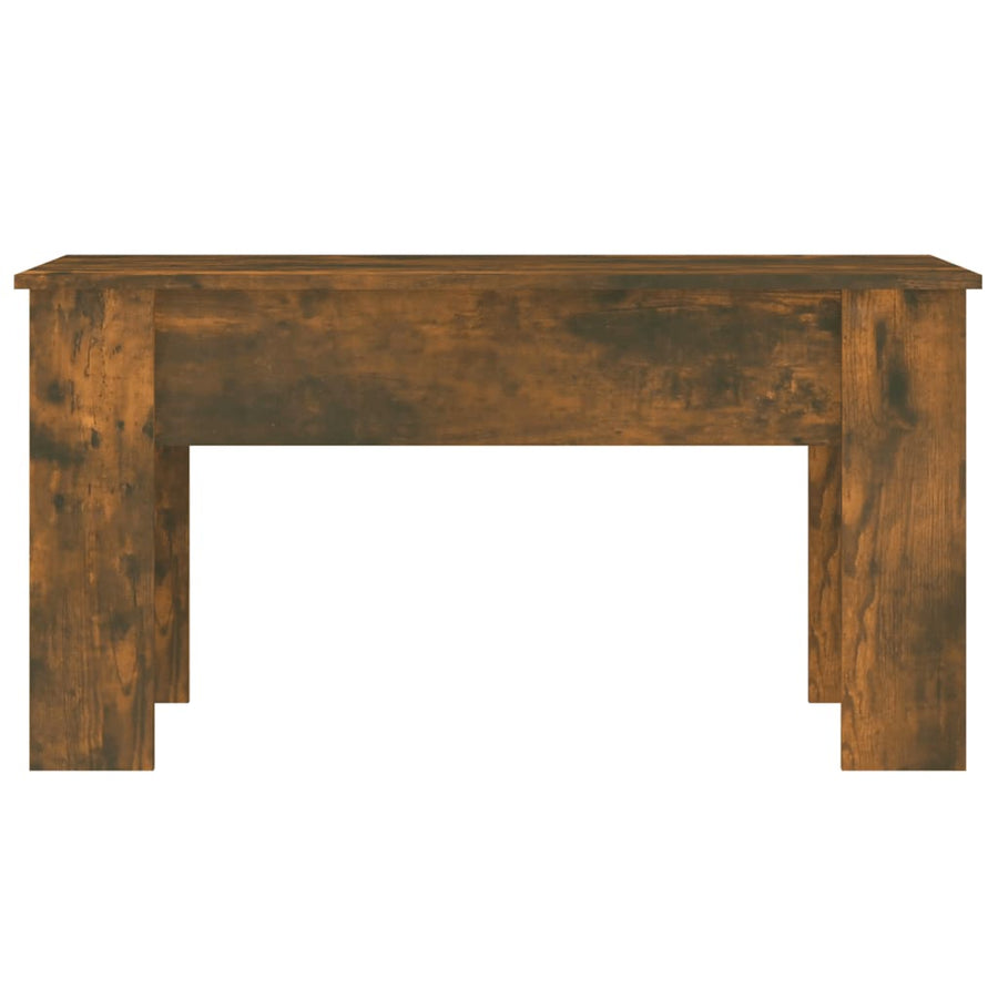 Salontafel 101X49X52 Cm Bewerkt Hout Kleurig 101 x 49 x 52.5 cm