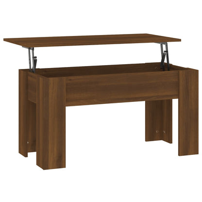 Salontafel 101X49X52 Cm Bewerkt Hout 101 x 49 x 52.5 cm
