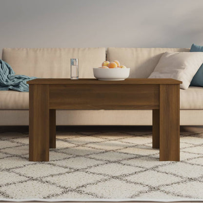 Salontafel 101X49X52 Cm Bewerkt Hout 101 x 49 x 52.5 cm