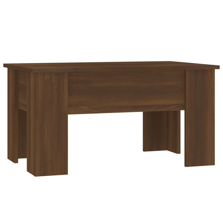 Salontafel 79X49X41 Cm Bewerkt Hout 79 x 49 x 42.5 cm