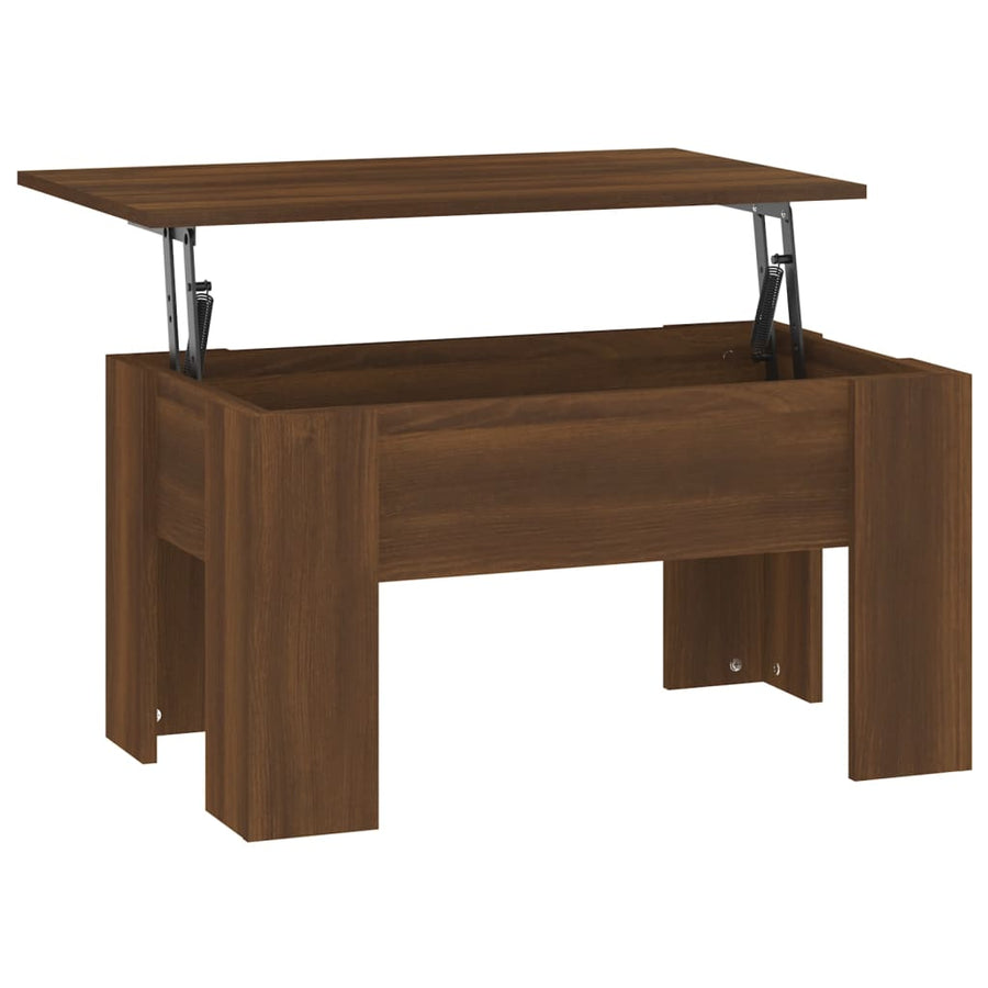 Salontafel 79X49X41 Cm Bewerkt Hout 79 x 49 x 42.5 cm