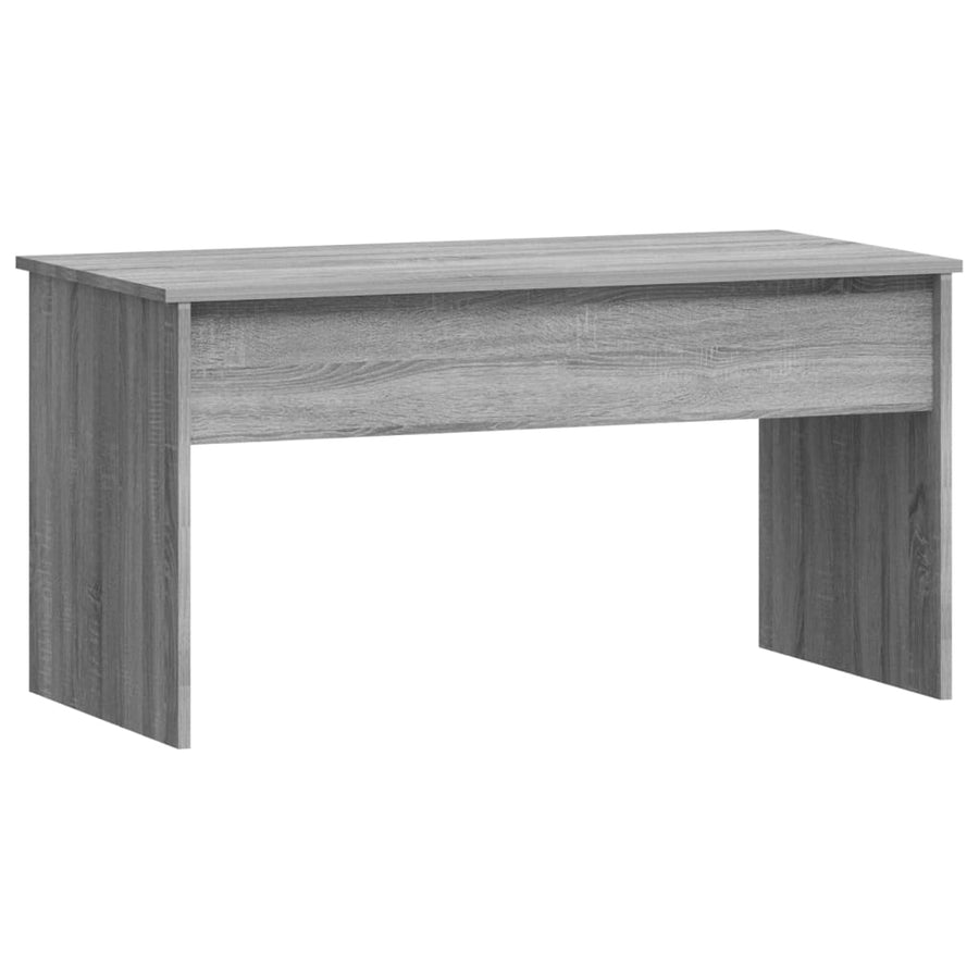 Salontafel 102X50,5X52,5 Cm Bewerkt Hout Eiken 102 x 55 x 52.5 cm