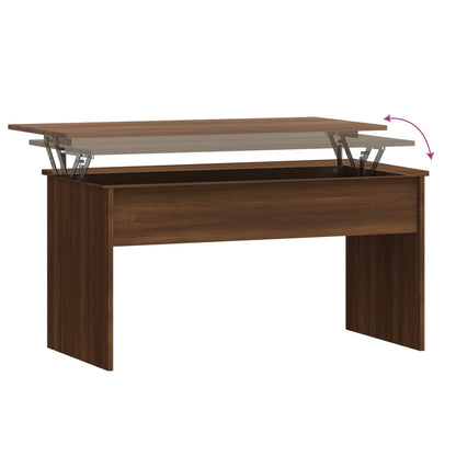 Salontafel 102X50,5X52,5 Cm Bewerkt Hout 102 x 55 x 52.5 cm