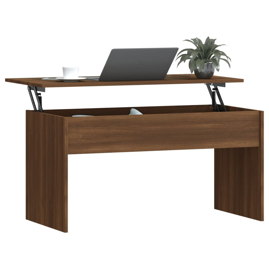 Salontafel 102X50,5X52,5 Cm Bewerkt Hout 102 x 55 x 52.5 cm