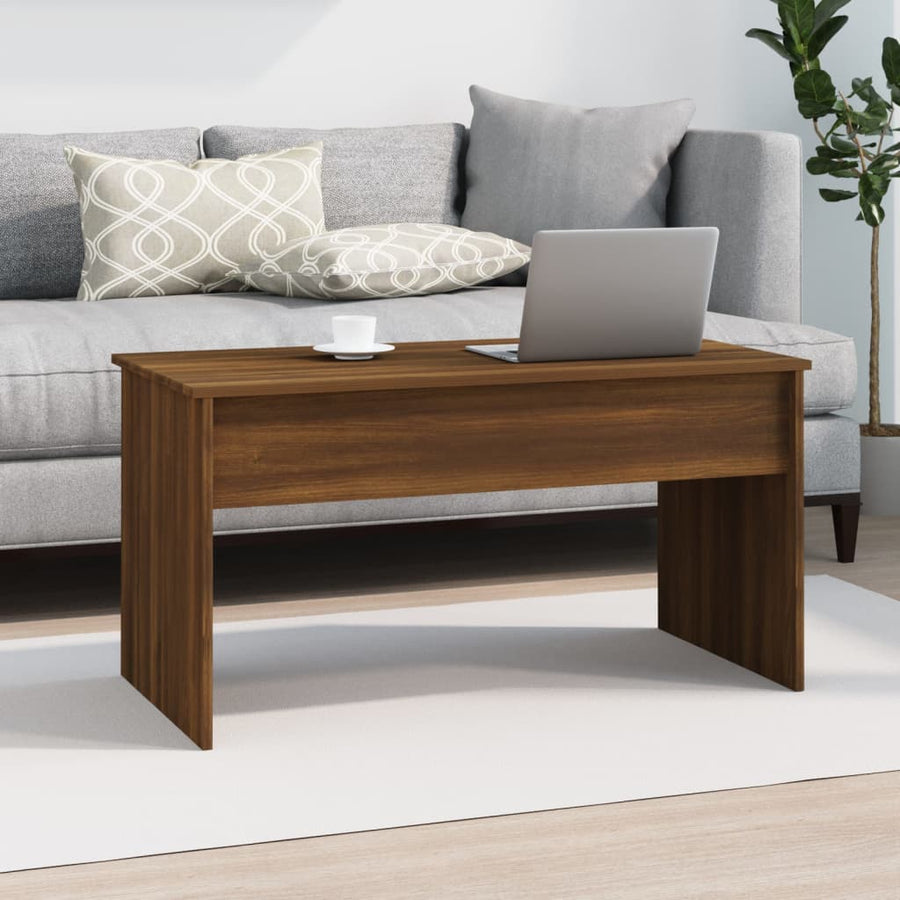 Salontafel 102X50,5X52,5 Cm Bewerkt Hout 102 x 55 x 52.5 cm
