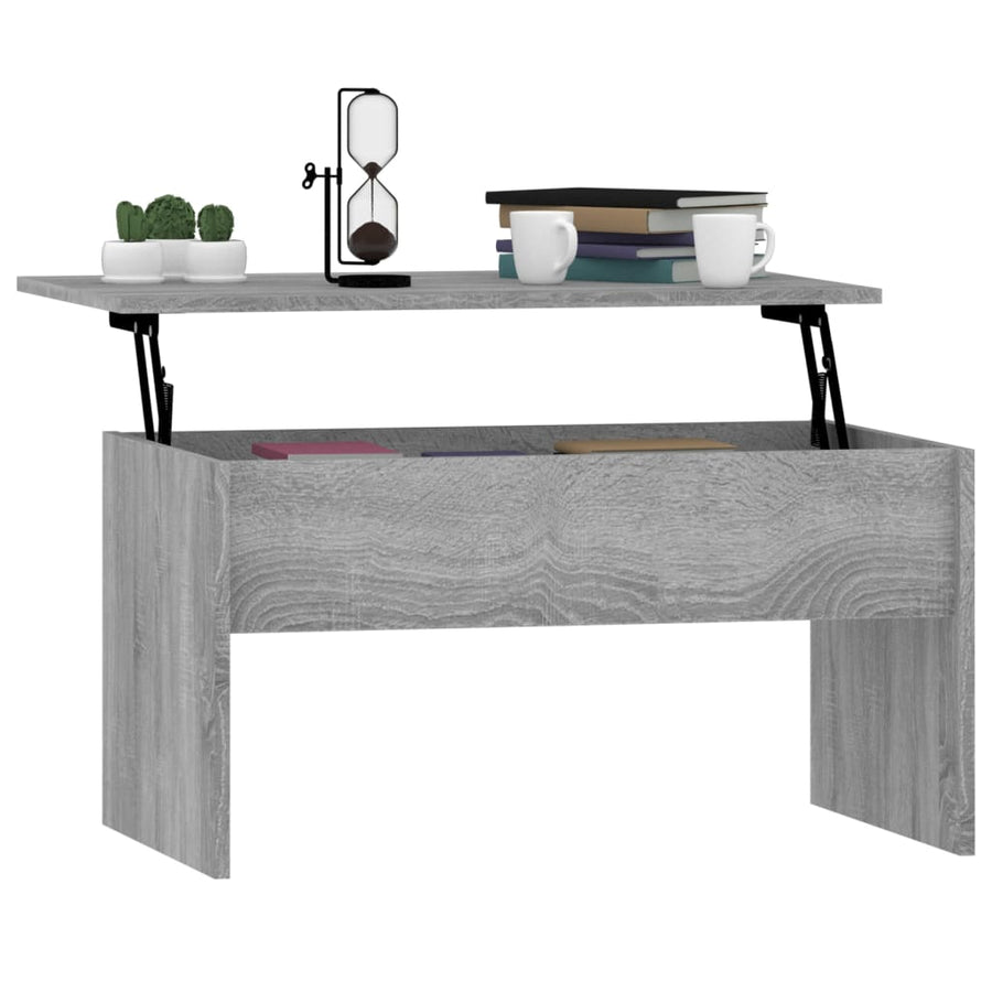 Salontafel 80x50,5x41,5 cm bewerkt hout grijs sonoma eikenkleur Grijs sonoma
