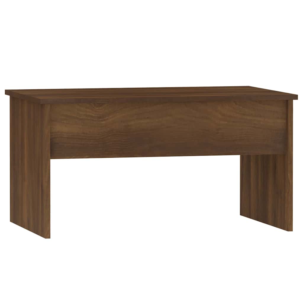 Salontafel 80x50,5x41,5 cm bewerkt hout bruin eikenkleur
