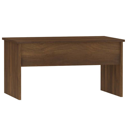 Salontafel 80x50,5x41,5 cm bewerkt hout bruin eikenkleur