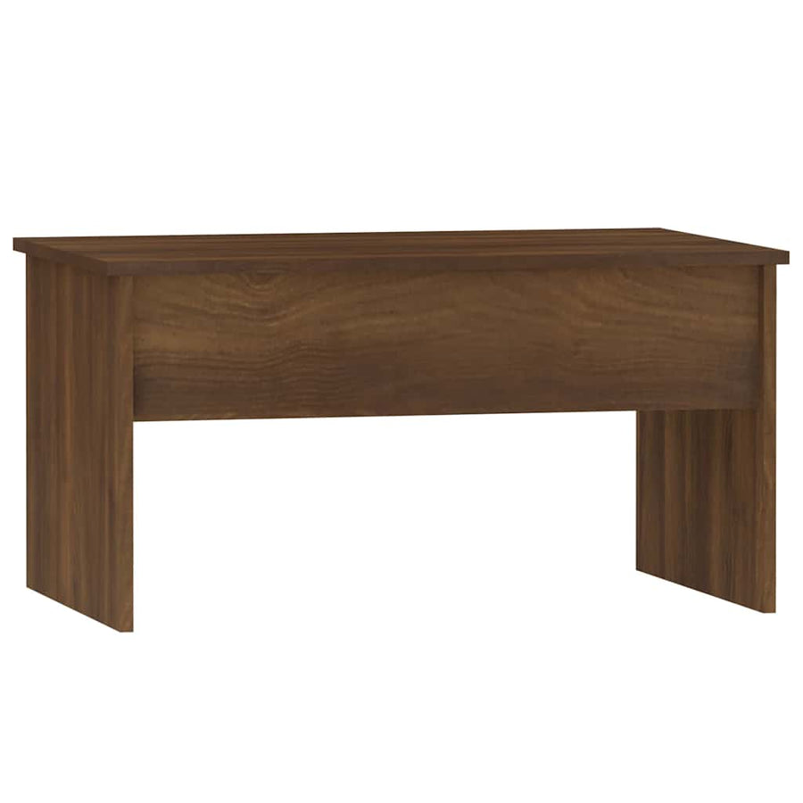 Salontafel 80x50,5x41,5 cm bewerkt hout bruin eikenkleur