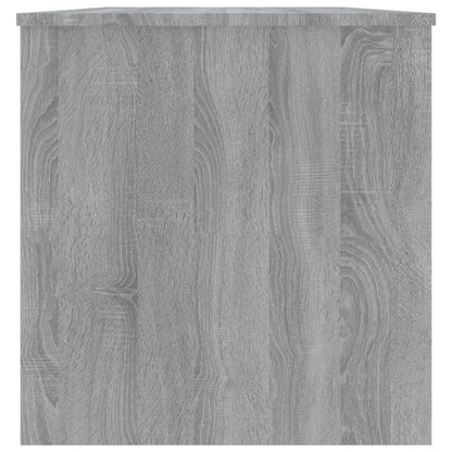 Salontafel 102X50X52,5 Cm Bewerkt Hout Eikenkleur Grijs sonoma
