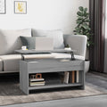 Salontafel 102x50x52,5 cm bewerkt hout grijs sonoma eikenkleur