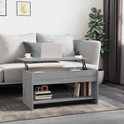 Salontafel 102x50x52,5 cm bewerkt hout grijs sonoma
