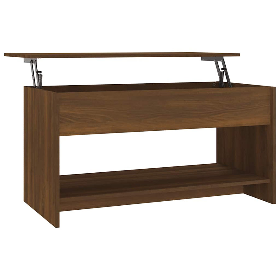 Salontafel 102X50X52,5 Cm Bewerkt Hout 102 x 50 x 52.5 cm