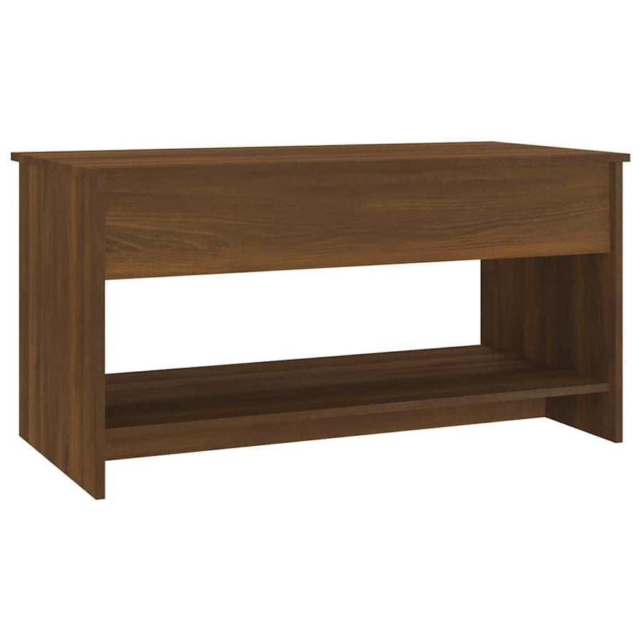 Salontafel 102X50X52,5 Cm Bewerkt Hout 102 x 50 x 52.5 cm