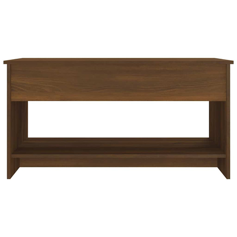 Salontafel 102X50X52,5 Cm Bewerkt Hout 102 x 50 x 52.5 cm