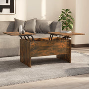 Salontafel 80x50x42,5 cm bewerkt hout gerookt eiken