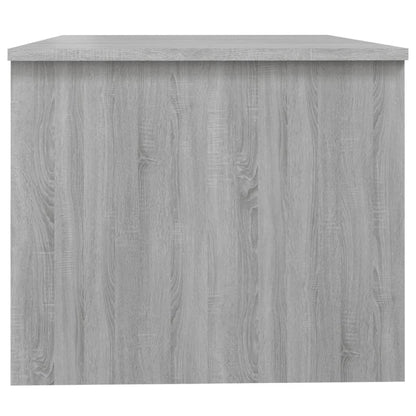 Salontafel 80X50X42,5 Cm Bewerkt Hout Eikenkleurig Grijs sonoma