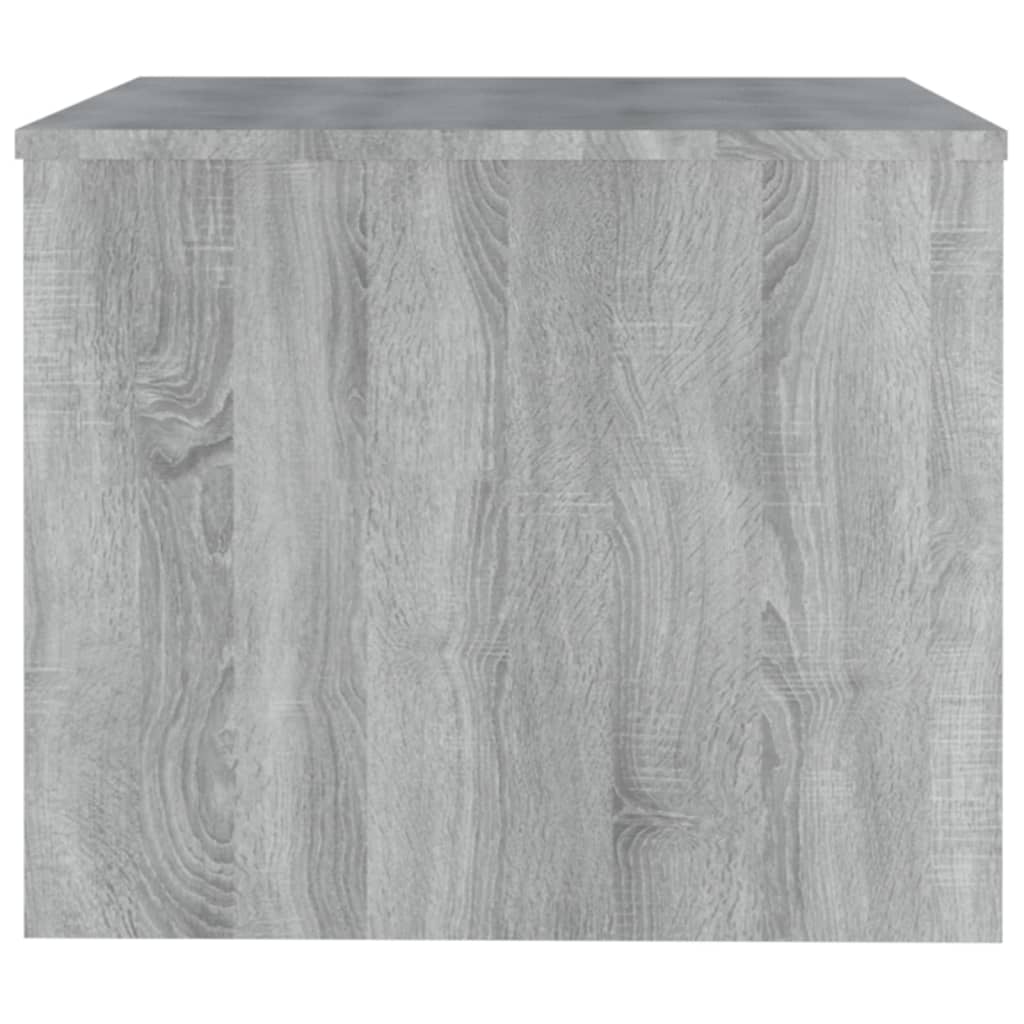 Salontafel 80x50x40 cm bewerkt hout grijs sonoma eiken grey snoma