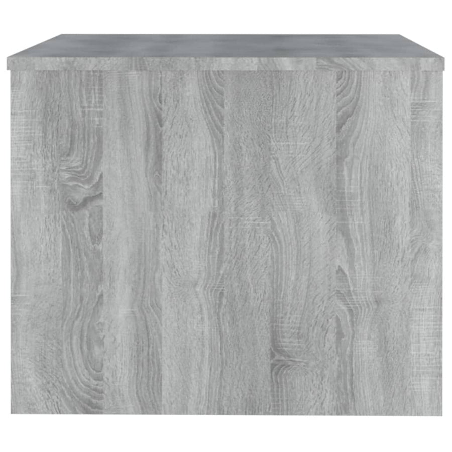 Salontafel 80x50x40 cm bewerkt hout grijs sonoma eiken grey snoma