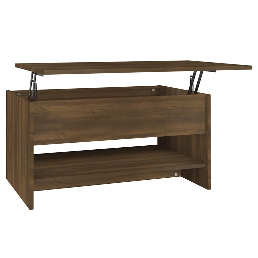 Salontafel 80X50X40 Cm Bewerkt Hout 80 x 50 x 41.5 cm