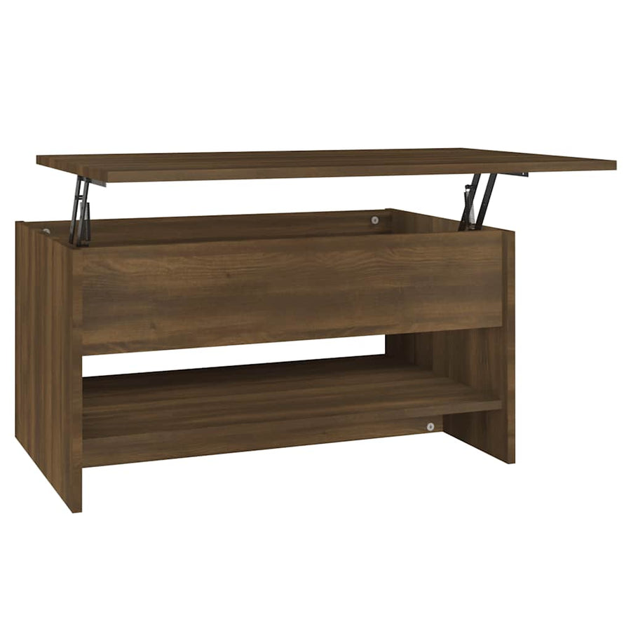 Salontafel 80X50X40 Cm Bewerkt Hout 80 x 50 x 41.5 cm