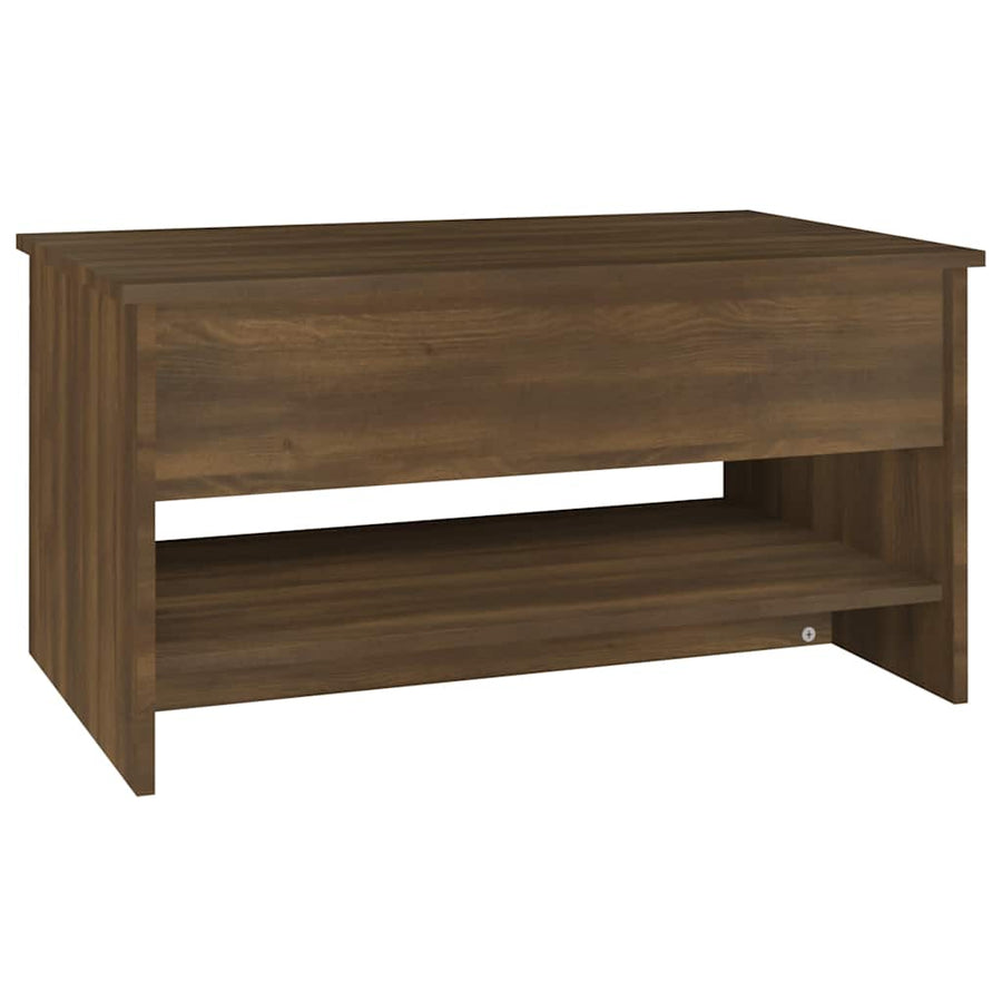 Salontafel 80X50X40 Cm Bewerkt Hout 80 x 50 x 41.5 cm
