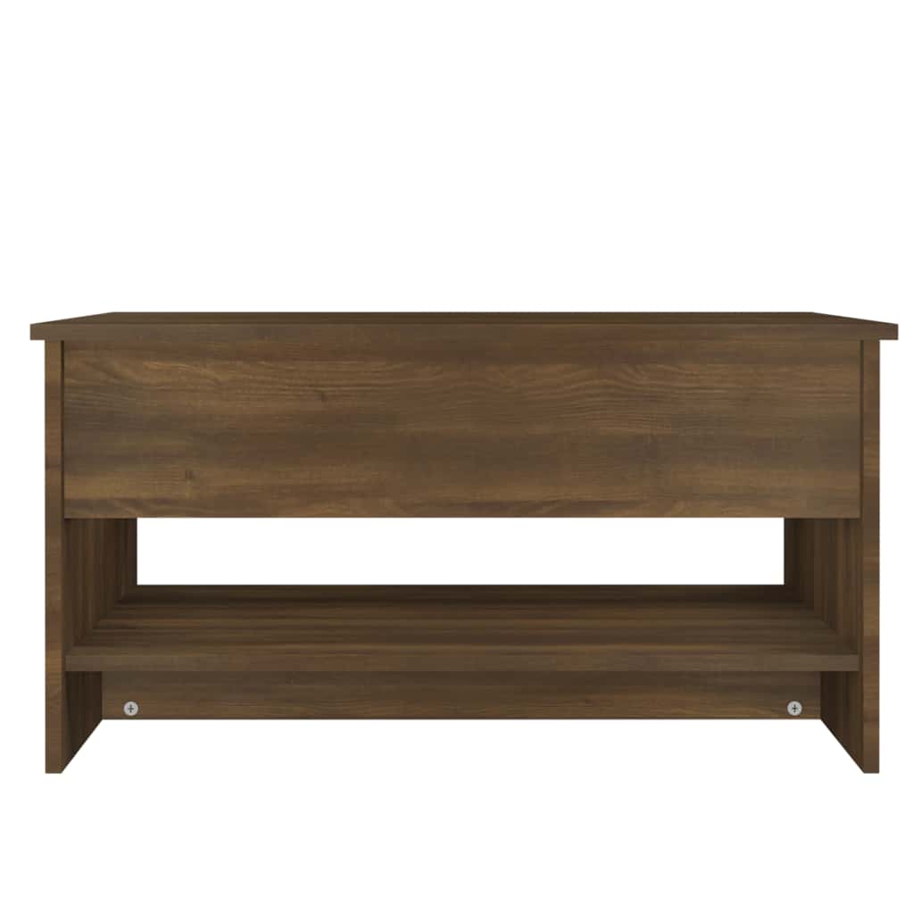 Salontafel 80X50X40 Cm Bewerkt Hout 80 x 50 x 41.5 cm