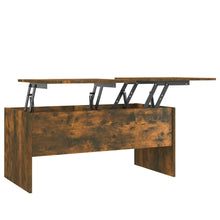 Salontafel 02X50,5X46,5 Cm Bewerkt Hout Kleurig Gerookt eiken