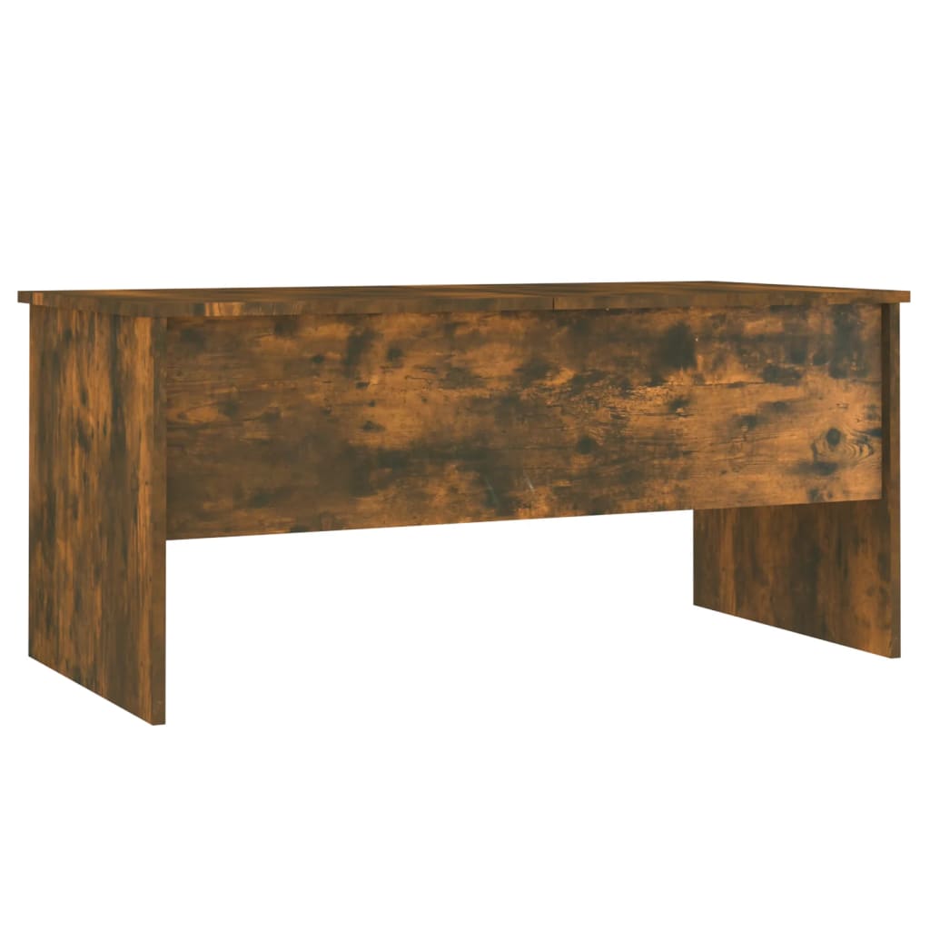 Salontafel 02X50,5X46,5 Cm Bewerkt Hout Kleurig Gerookt eiken