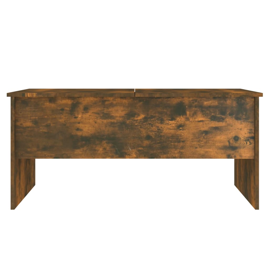 Salontafel 02X50,5X46,5 Cm Bewerkt Hout Kleurig Gerookt eiken