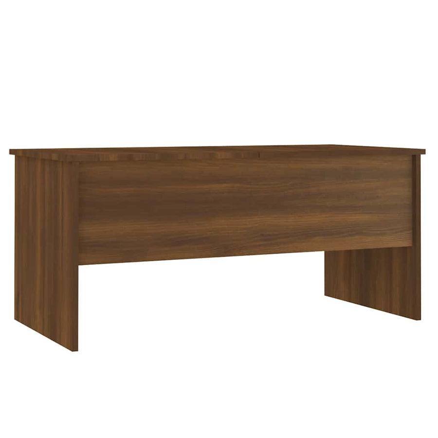 Salontafel 102x50,5x46,5 cm bewerkt hout bruin eikenkleur