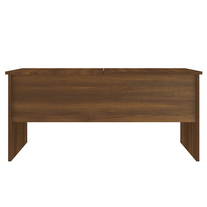 Salontafel 102x50,5x46,5 cm bewerkt hout bruin eikenkleur