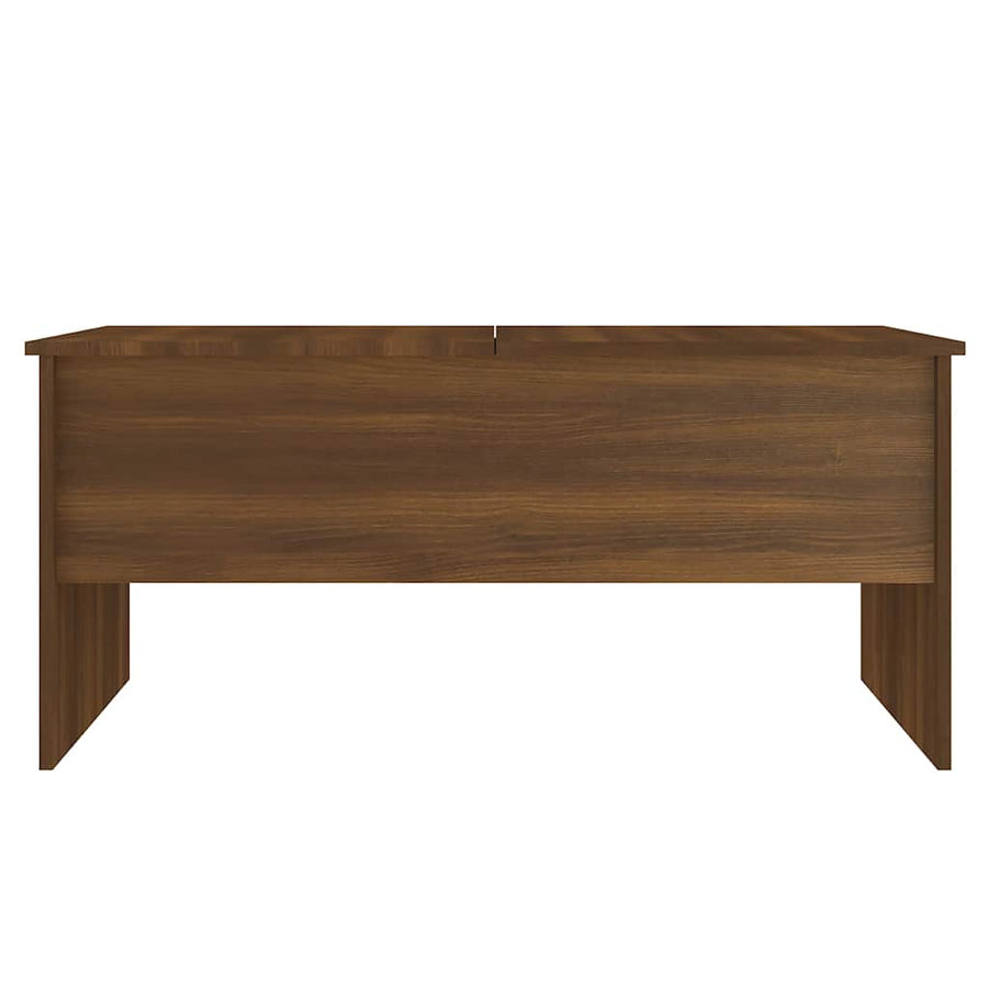 Salontafel 102x50,5x46,5 cm bewerkt hout bruin eikenkleur