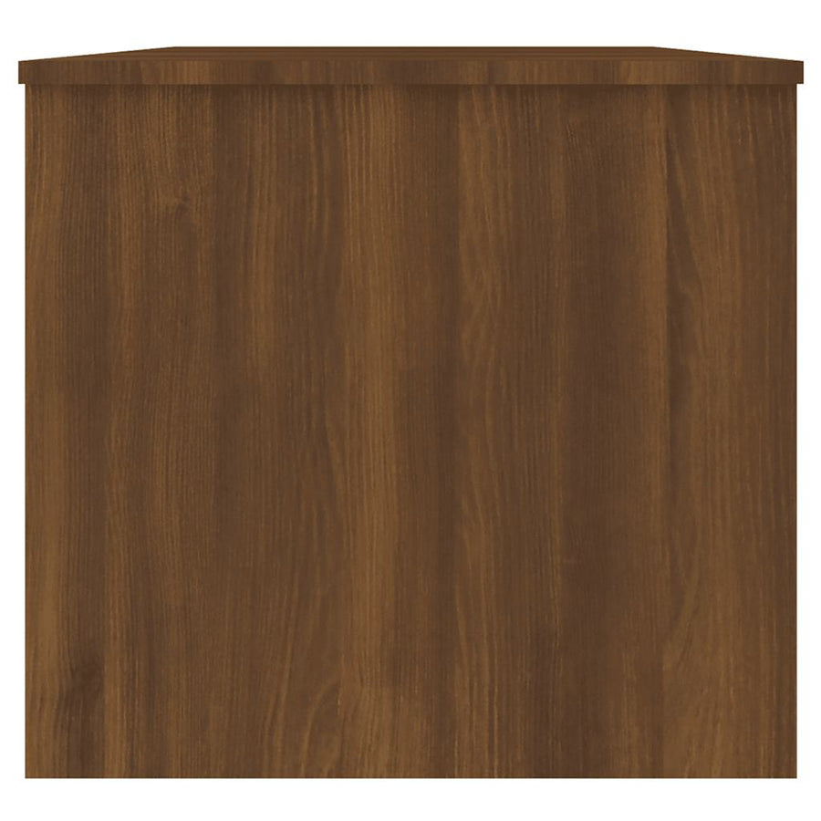 Salontafel 102x50,5x46,5 cm bewerkt hout bruin eikenkleur