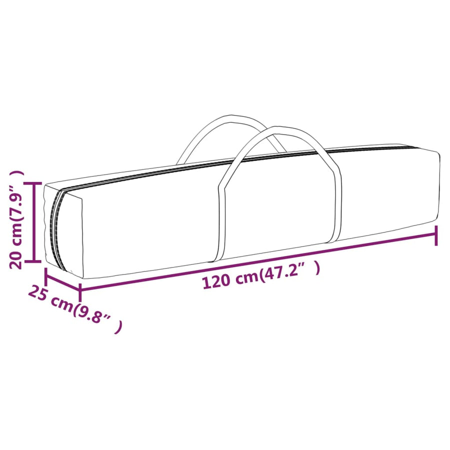 Partytent Inklapbaar 2X2 M Blauw 2 x 2 m