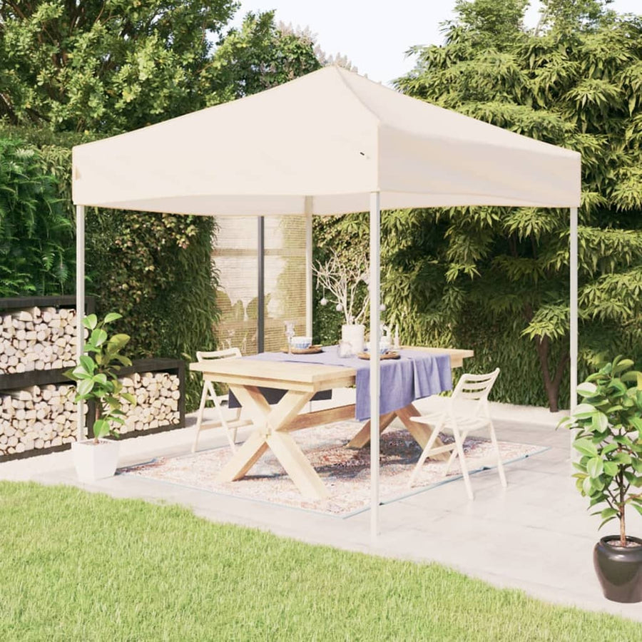 Partytent Inklapbaar 2X2 M Crèmekleurig 2 x 2 m