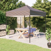 Partytent 2x2 m taupe inklapbaar